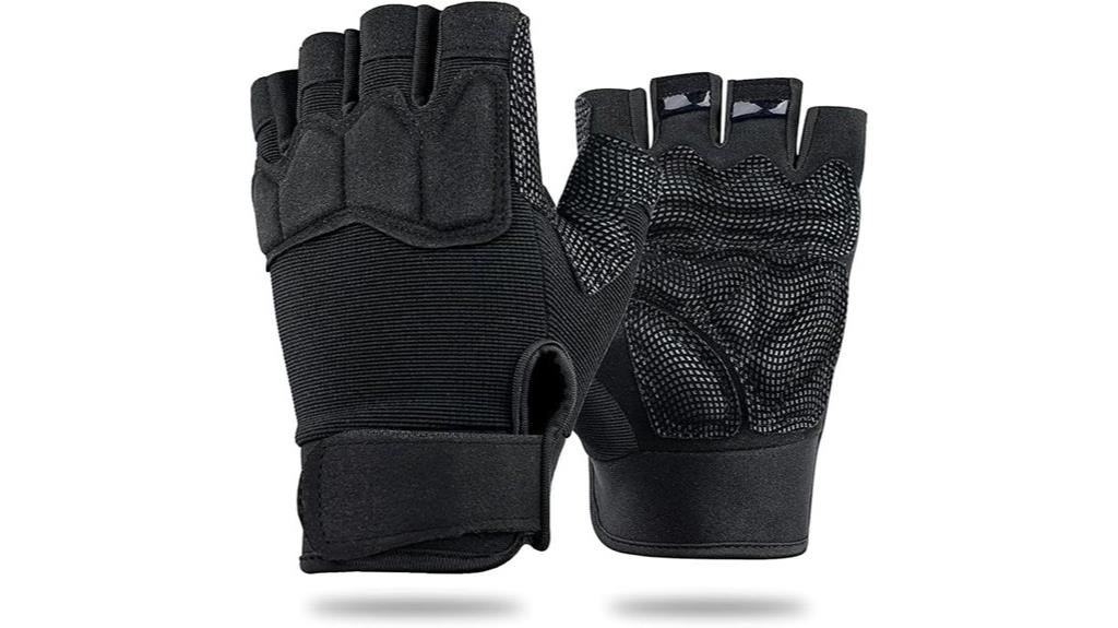 fingerless airsoft gloves