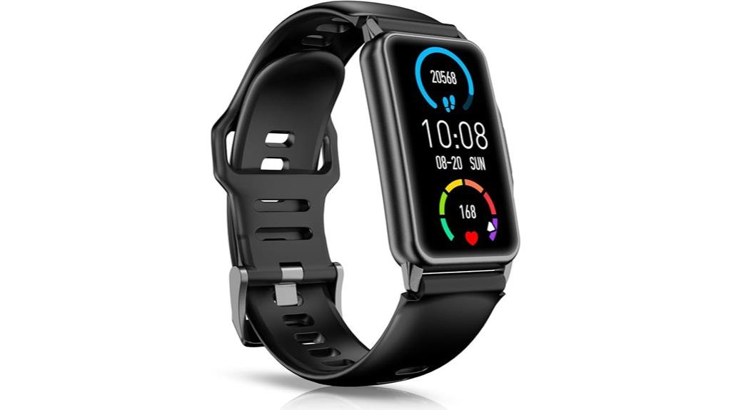 fitness tracker with sensors