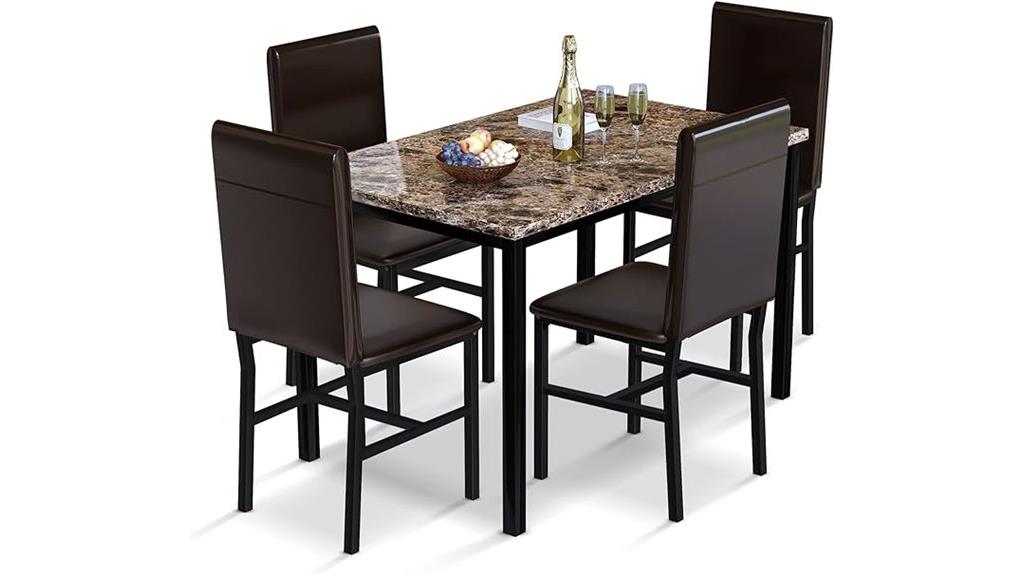 five piece dining set