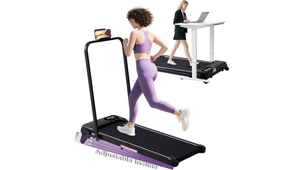 foldable handle incline treadmill