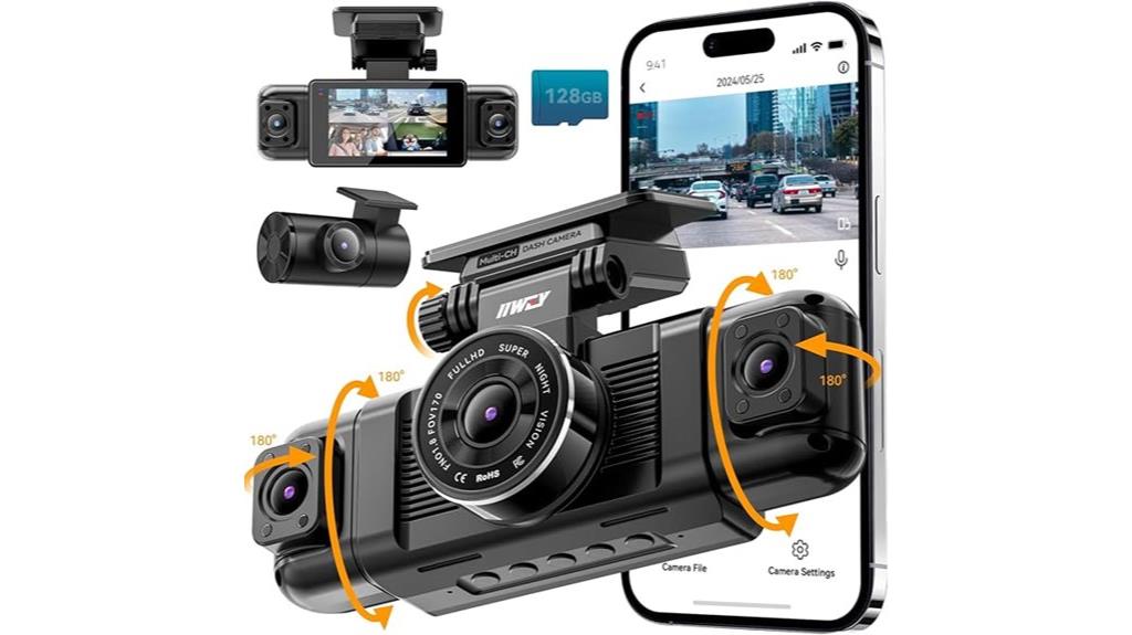 four channel dash camera