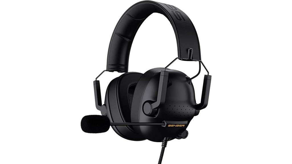 gaming headset with noise cancellation