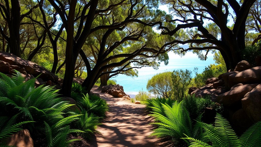 gentle hike in freycinet