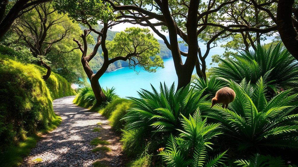 gentle rakiura stewart hikes