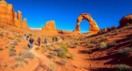 gentle trails in arches