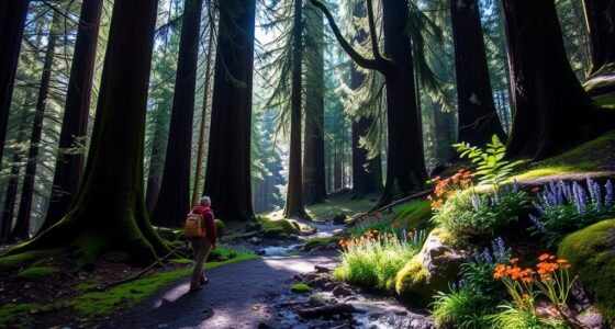 gentle trails in wilderness