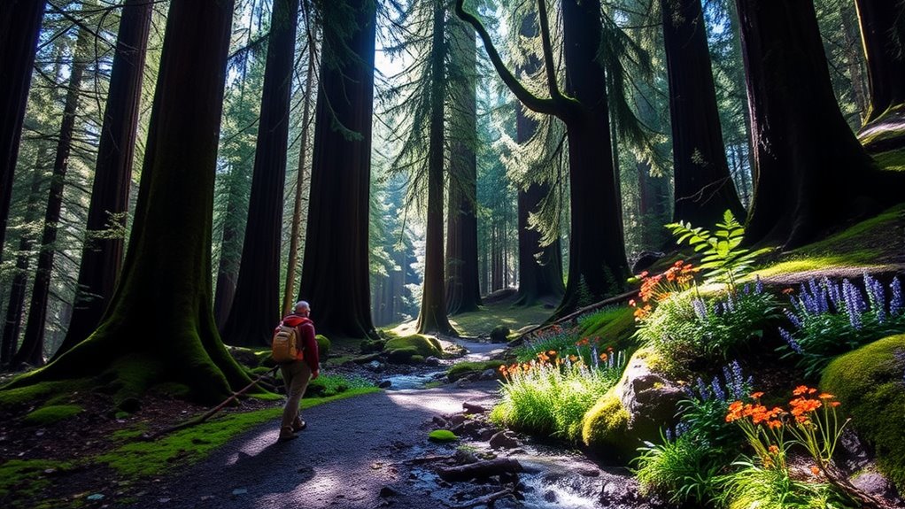 gentle trails in wilderness