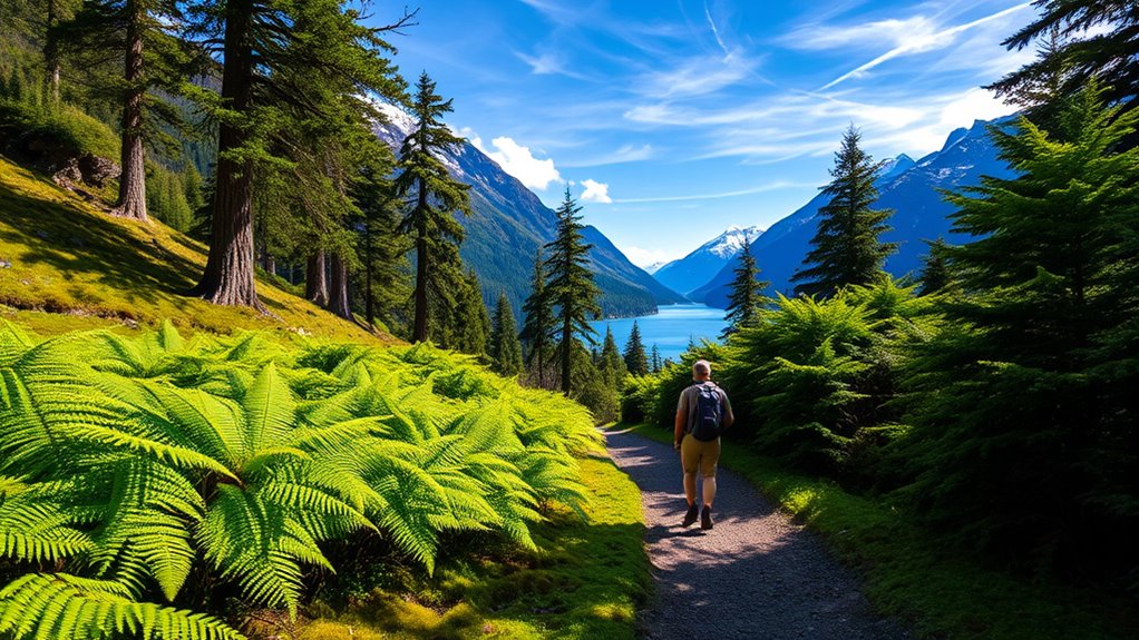 gentle trekking in fiordland