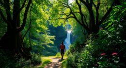 gentle trekking in nature