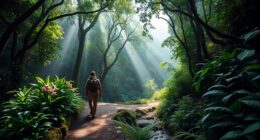 gentle walk in cloud forest
