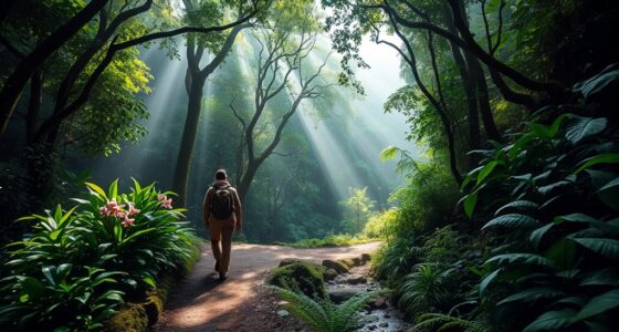 gentle walk in cloud forest