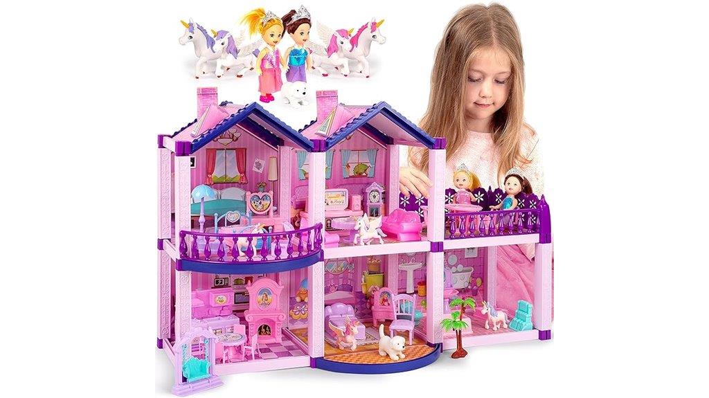 girls dollhouse with extras