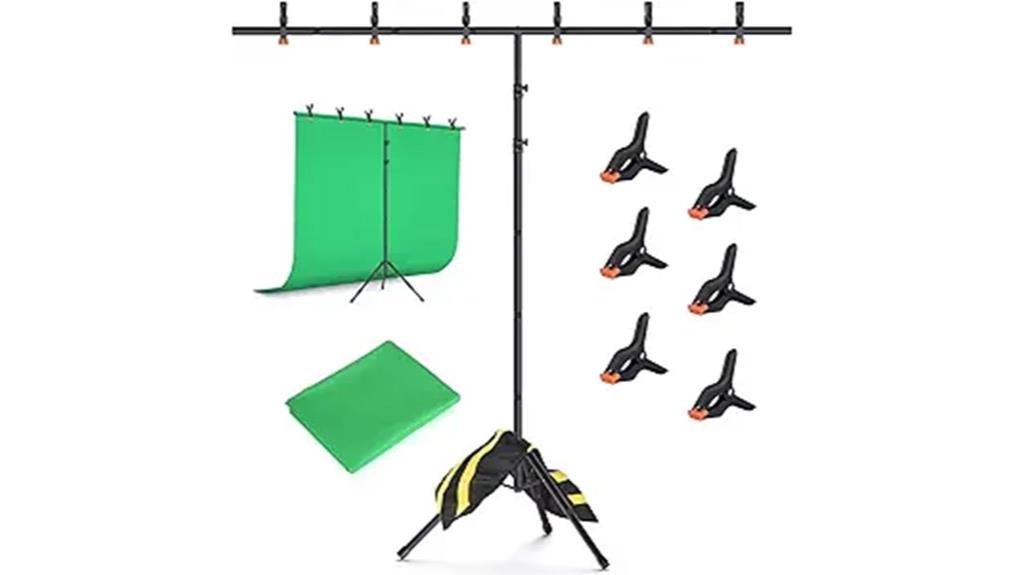 green screen and stand