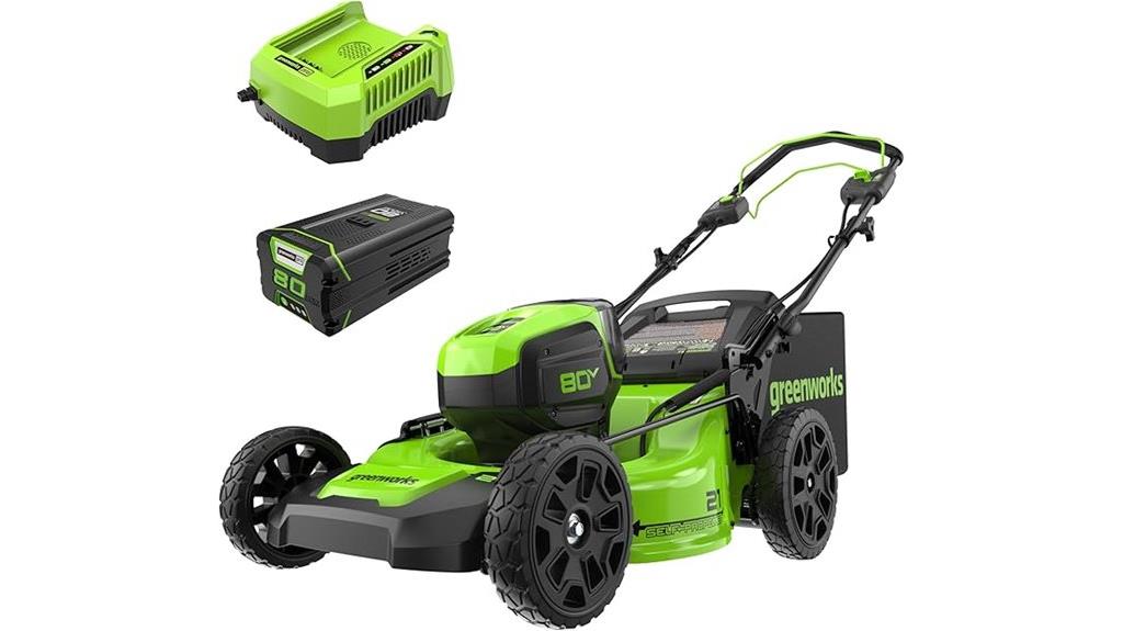 greenworks 80v lawn mower