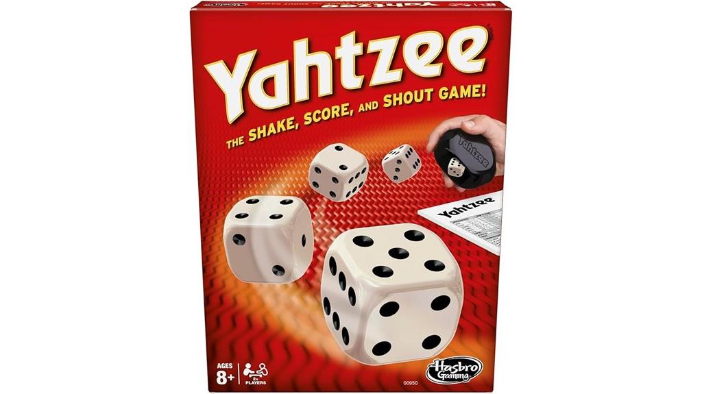 hasbro yahtzee dice game