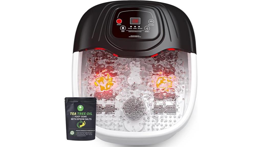 heated bubble foot massager