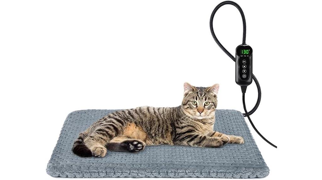 heated cat bed adjustable