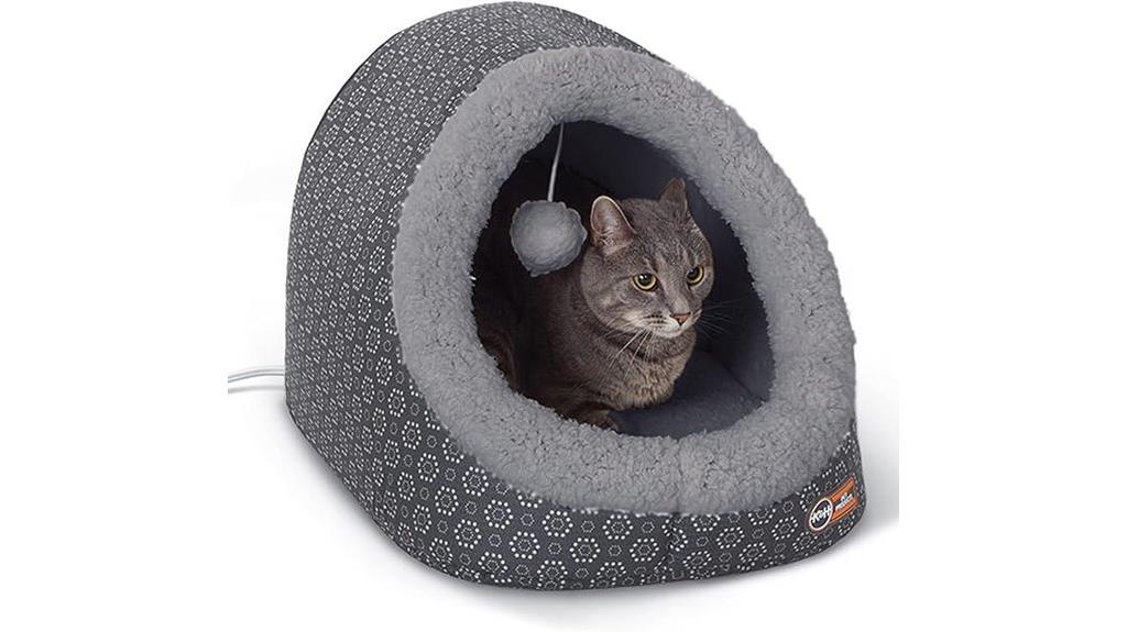 heated large pet bed