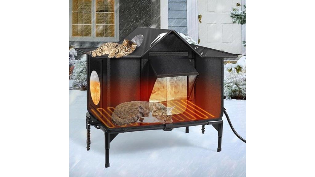 heated outdoor cat shelter