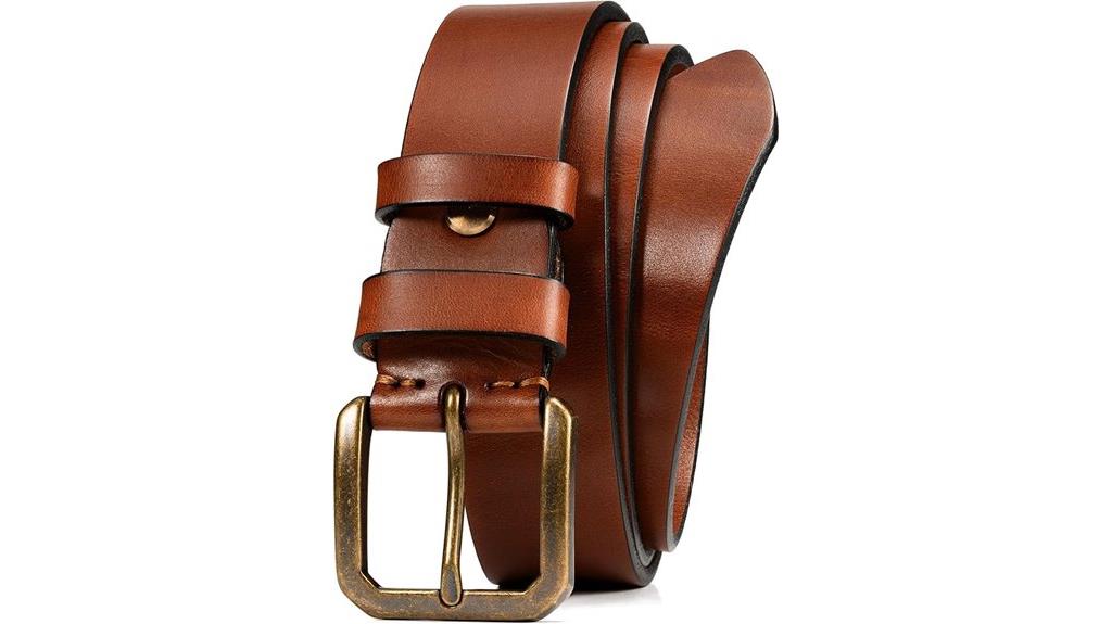 heavy duty leather work belts