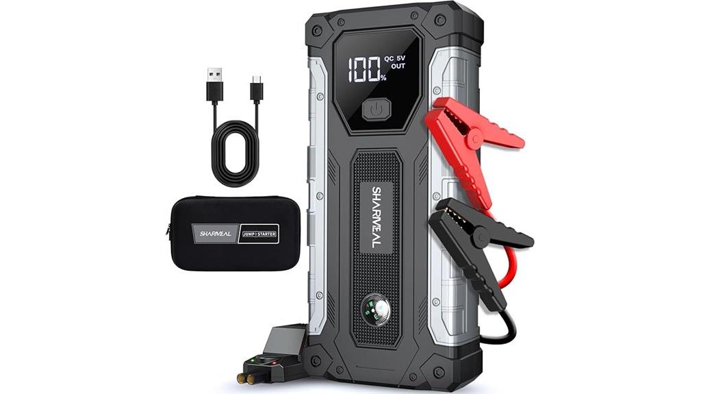 high capacity vehicle jump starter