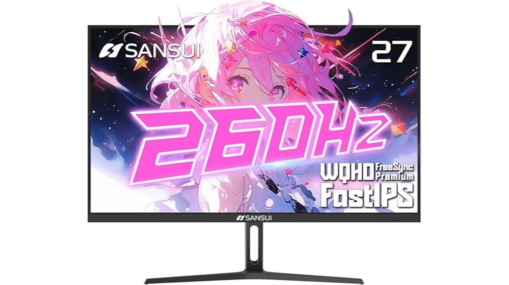 high refresh wqhd gaming display