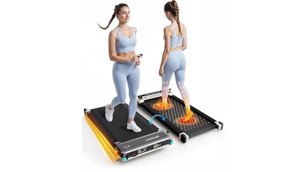 incline treadmill with foot massage