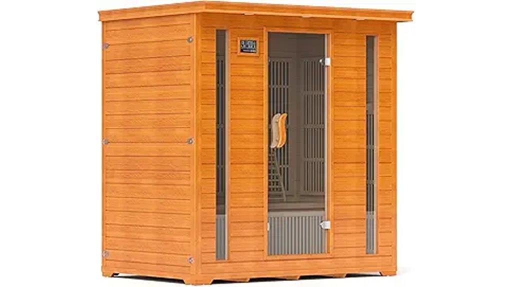 indoor four person sauna