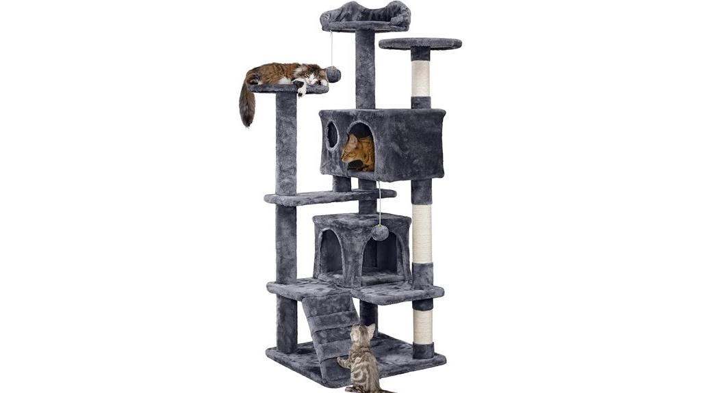 indoor multi level cat tower