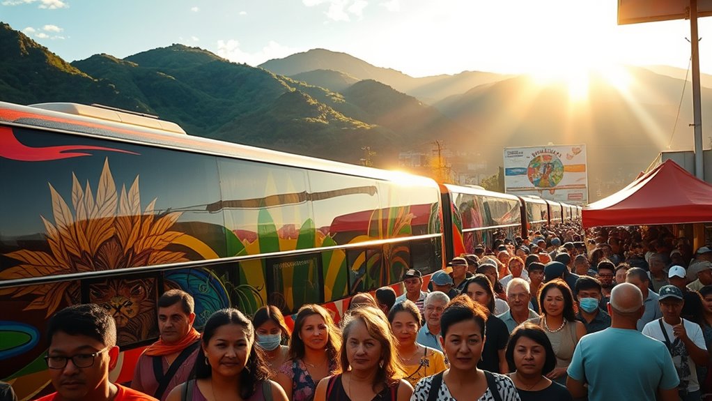 intercity coach travel central