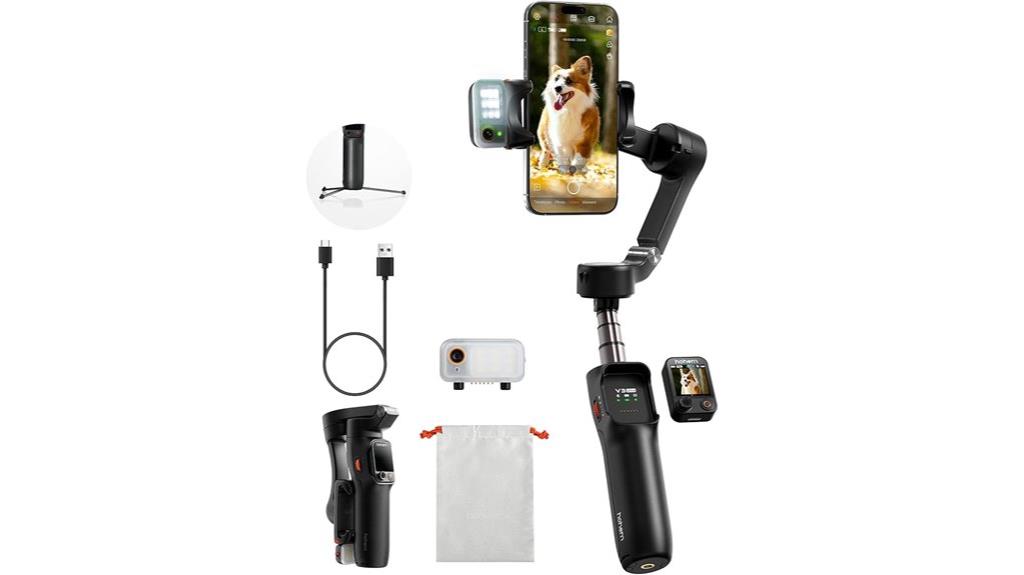 iphone compatible gimbal stabilizer