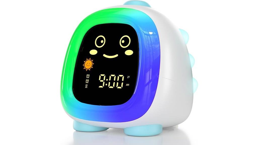 kids night light alarm