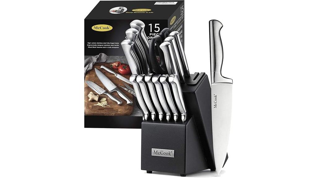 knife sets with sharpener
