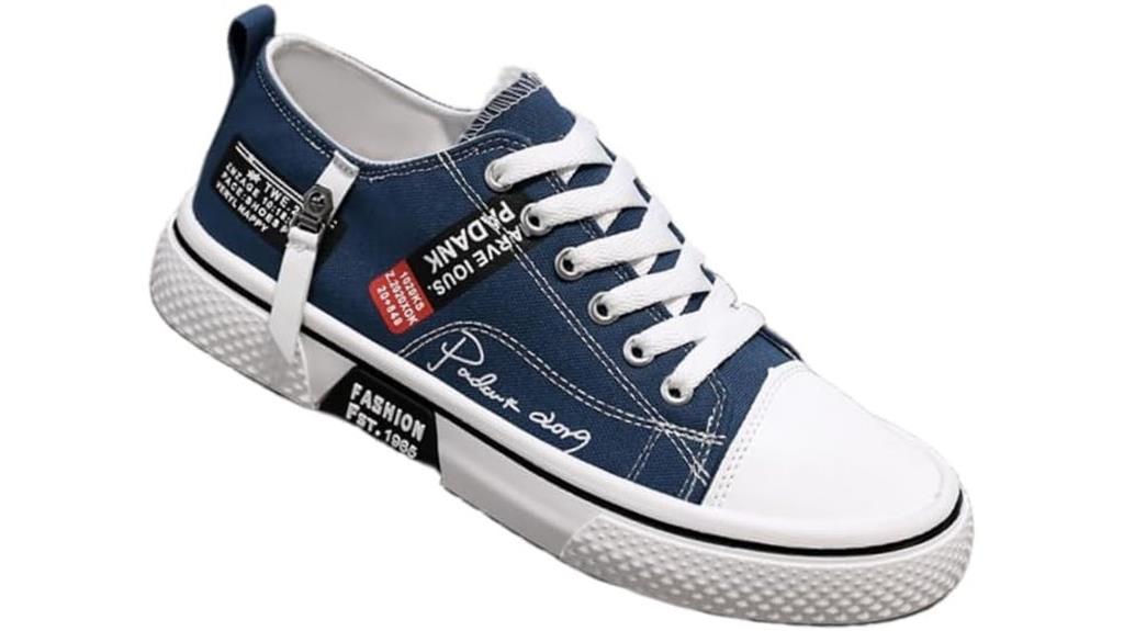 large canvas sports shoes