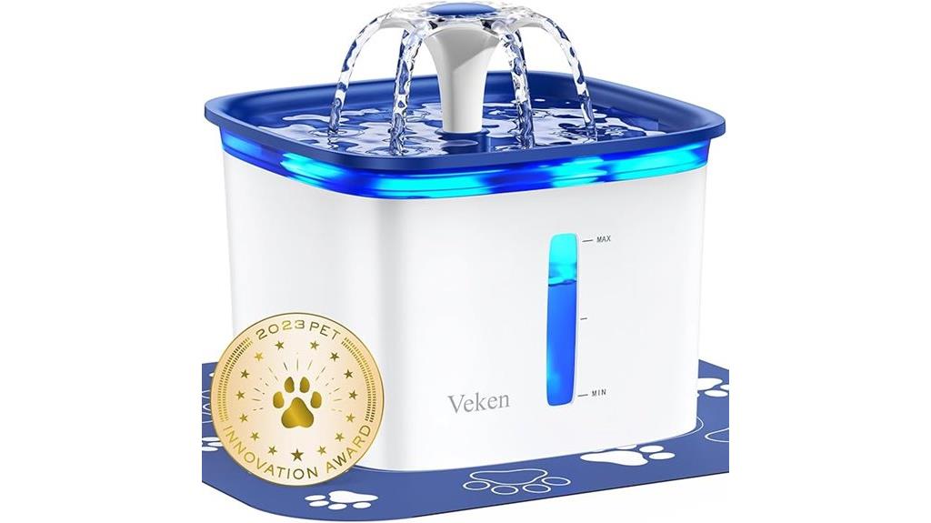 large capacity automatic pet fountain