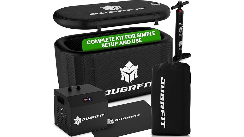 large inflatable ice bath