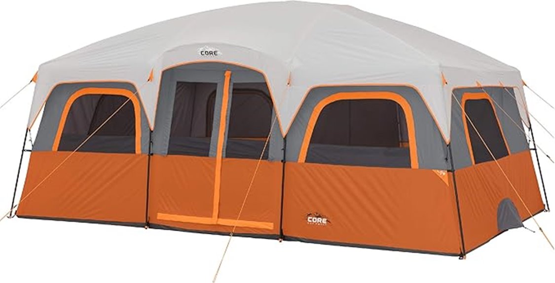 large multi room family tent