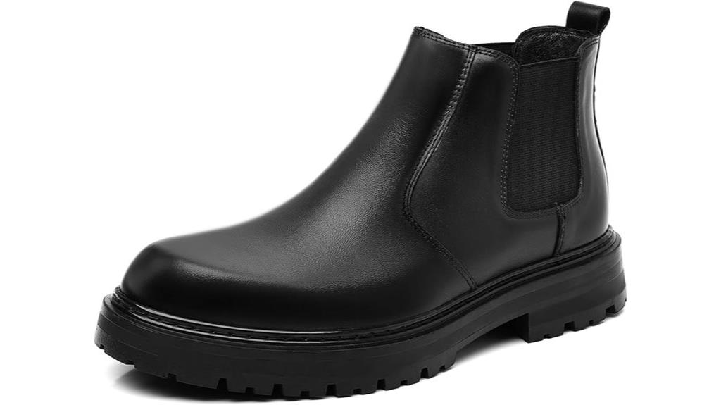 leather chelsea men s boots