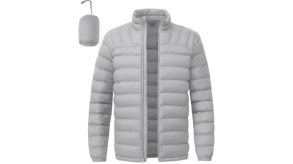 lightweight men s puffer jacket