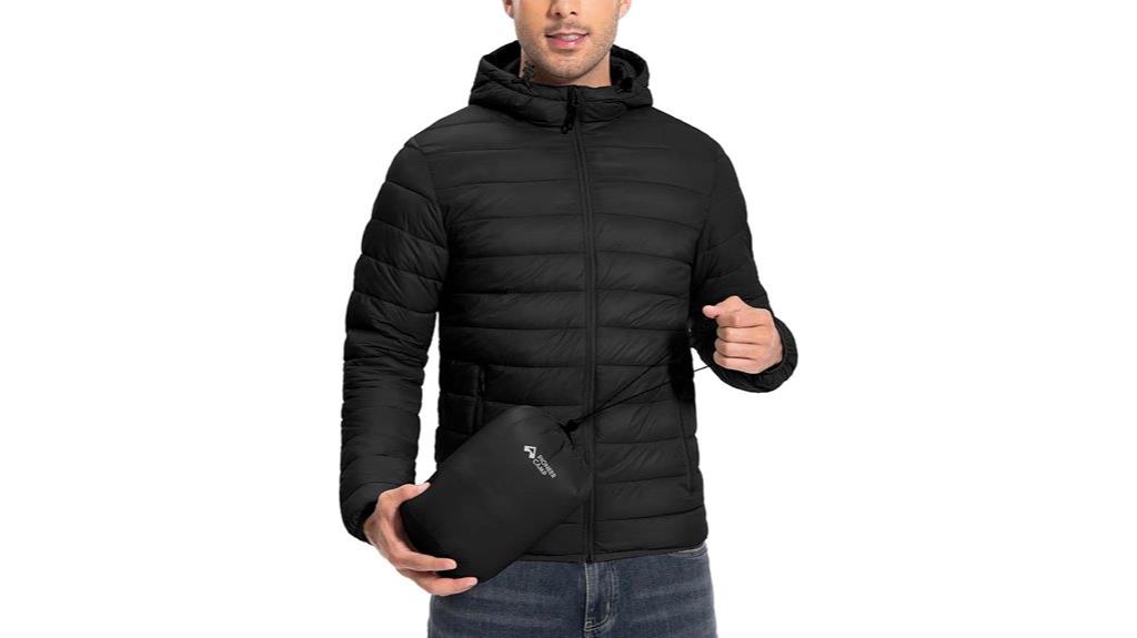 lightweight packable puffer jacket