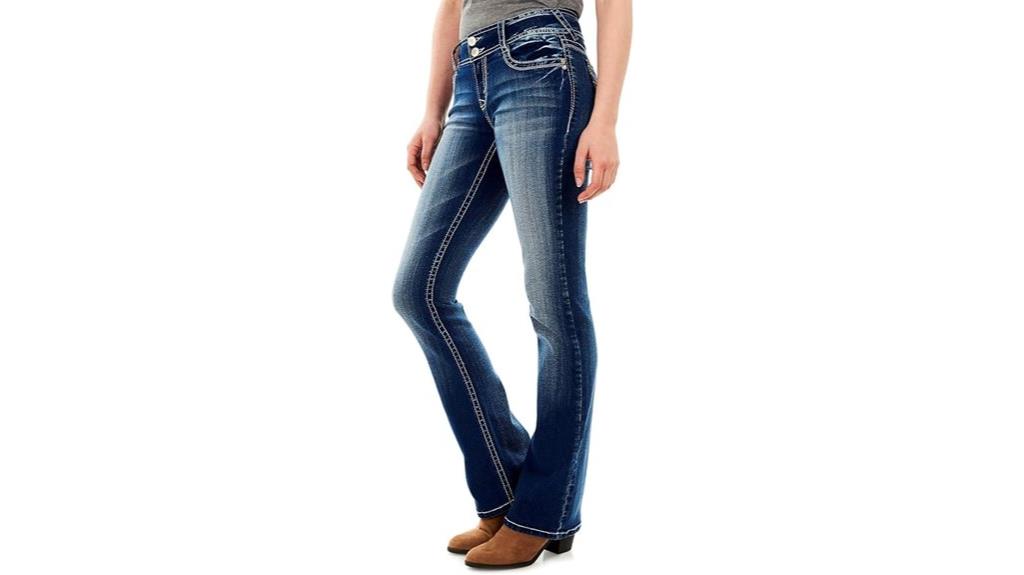 luscious curvy bootcut jeans