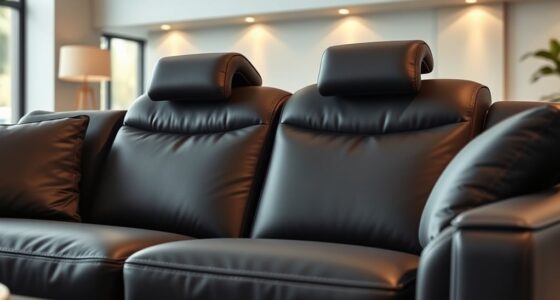 luxurious power reclining sofas