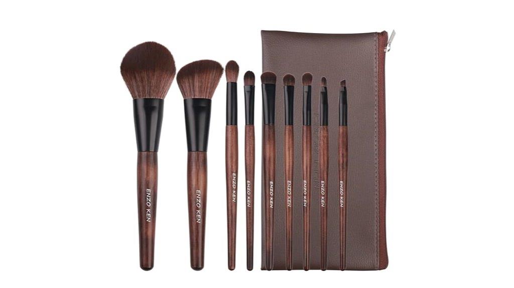 luxury bamboo makeup set