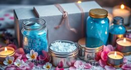 luxury bath oil and salt sets