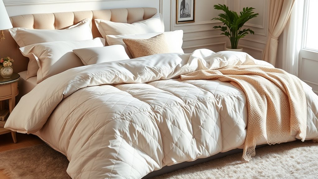 luxury bedding for sleep