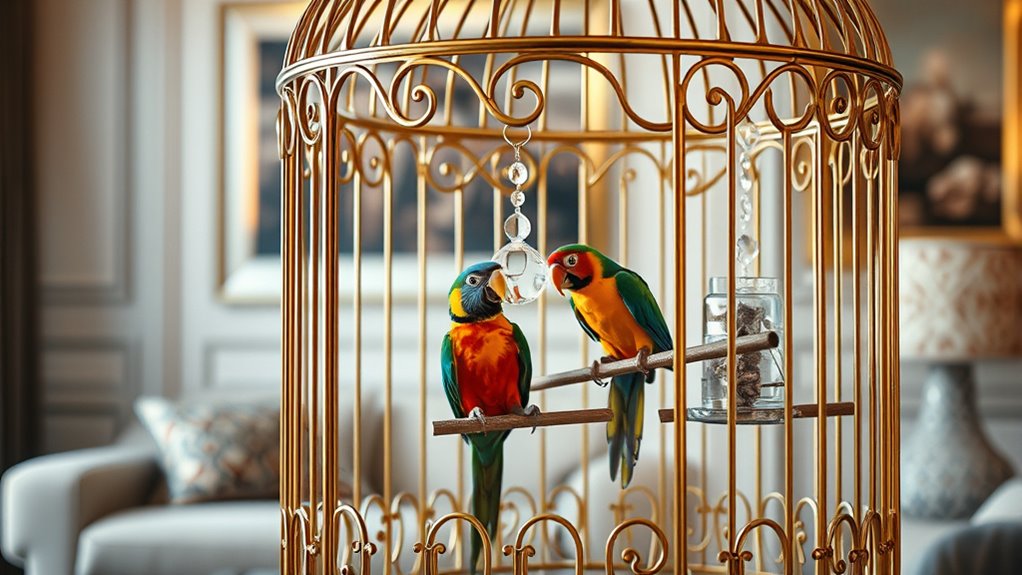 luxury bird cage selection