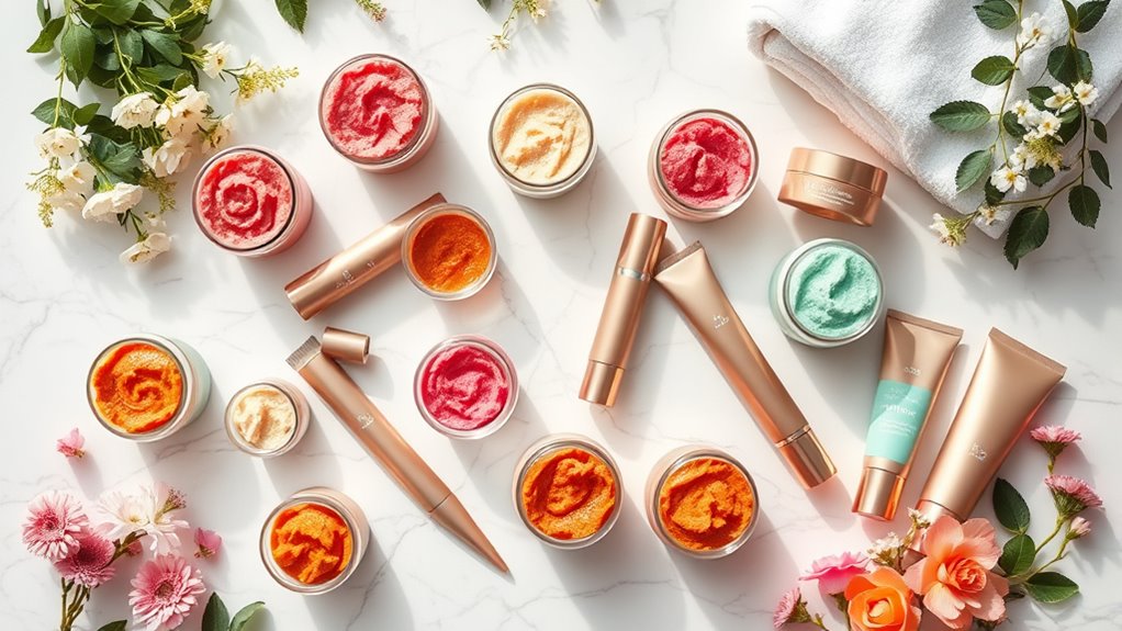 luxury body scrub sets