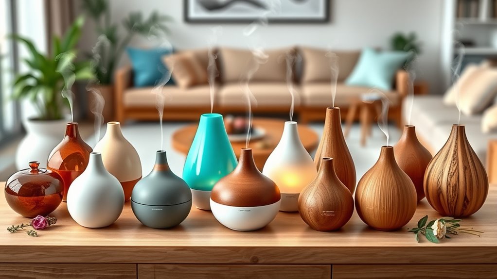 luxury essential oil diffuser collections