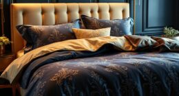 luxury king bed bedding