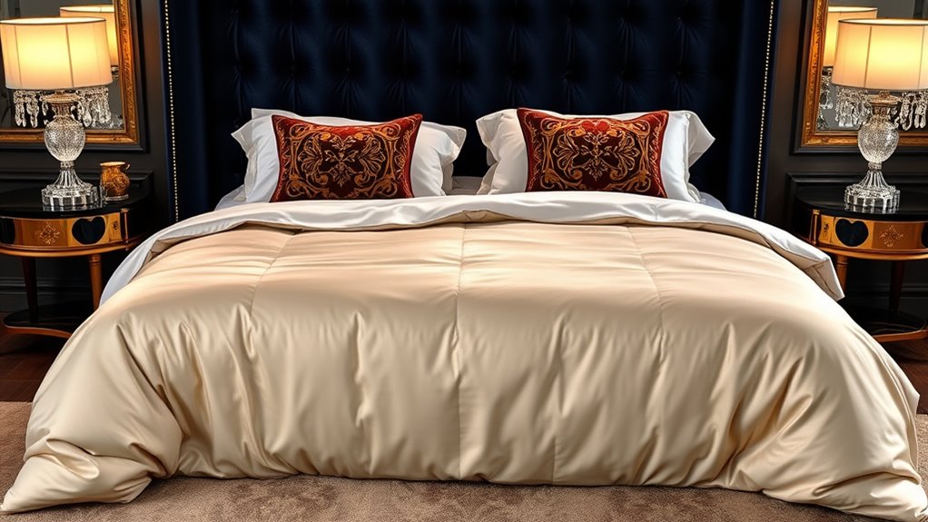 luxury king bed linens